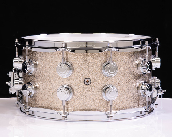 DW Collector's Pure Maple 7x14 Snare - Nickel Glass w/ Chrome