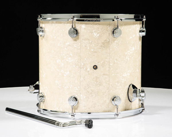 DW Collector's Series Maple Finishply w/ Chrome Vintage Marine 16x18