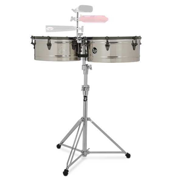 LP 14/15 Steel Black Nickel Hardware E-Class Timbales (LP1415-EC)