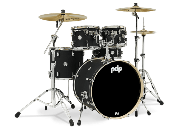 PDP Concept Maple 5pc Shell Pack - Satin Black (PDCM2215BK)
