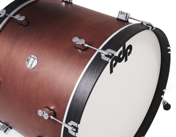 PDP Concept Classic 3pc 13/16/26 Oxblood with Ebony Hoops