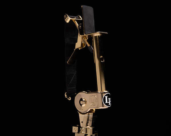 LP Bongo Stand w/Cam Lock Strap Gold Toned