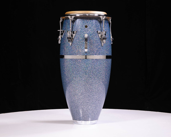 LP Limited Edition Galaxy Fiberglass Conga 11" Quinto - Blue Ice Sparkle