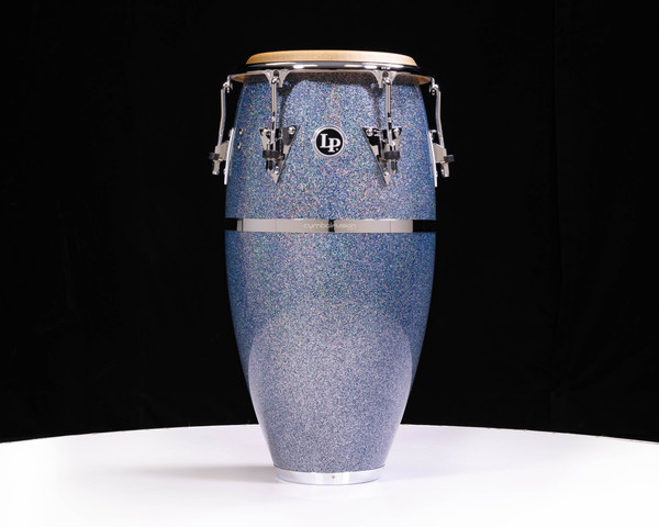 LP Limited Edition Galaxy Fiberglass 11 3/4" Conga - Blue Ice Sparkle