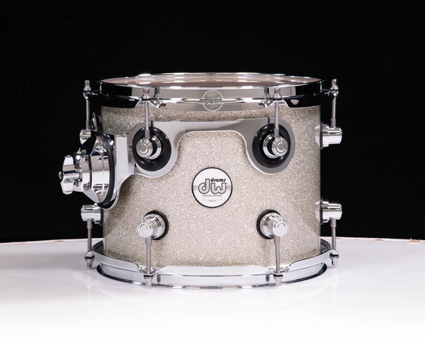 DW Design Series 8X10 Tom Silver Sparkle - New Old Stock