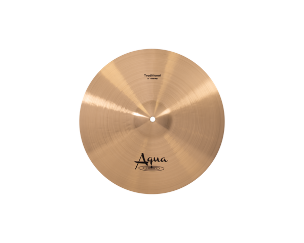 Aqua 14" Tradtional Thin Hi-hats - Black Logo