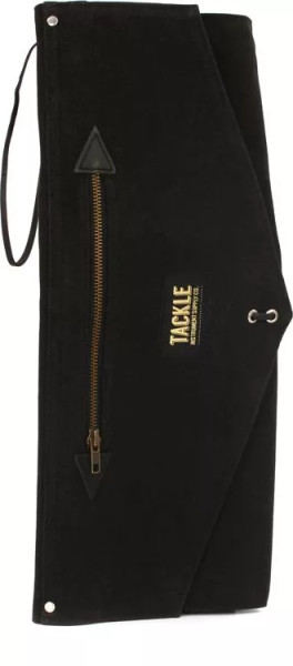 Tackle Waxed Canvas Roll Up Stick Case Black