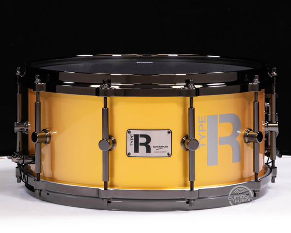 Canopus Type R 6.5x14 Gold Metallic Snare Drum (MTR-1465DH-GDM-LQ)
