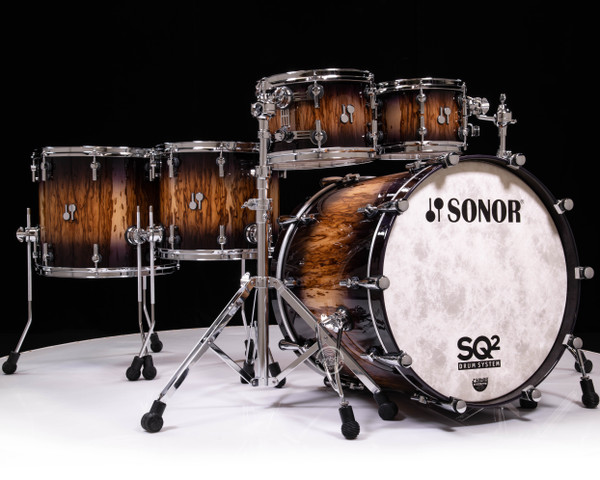 Sonor SQ2 5pc Vintage Maple Kit - Violet Burst over African Marble (1026874-2)