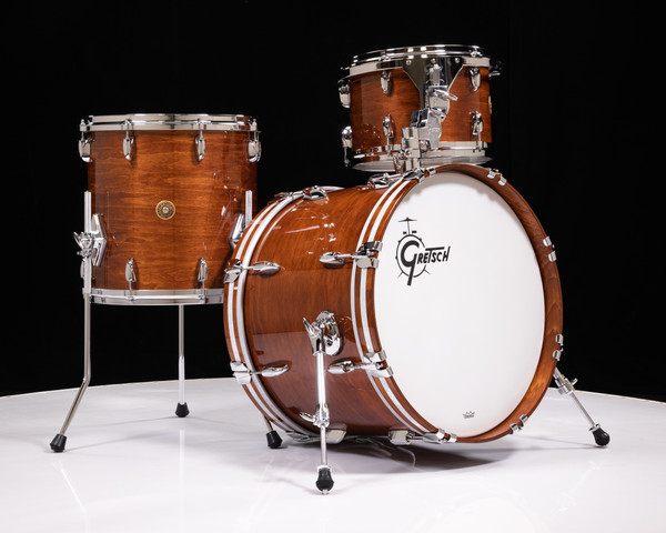 Gretsch USA Custom 3pc - Gloss Mahogany 8x12, 14x14, 14x20 w/Mount (1241609)