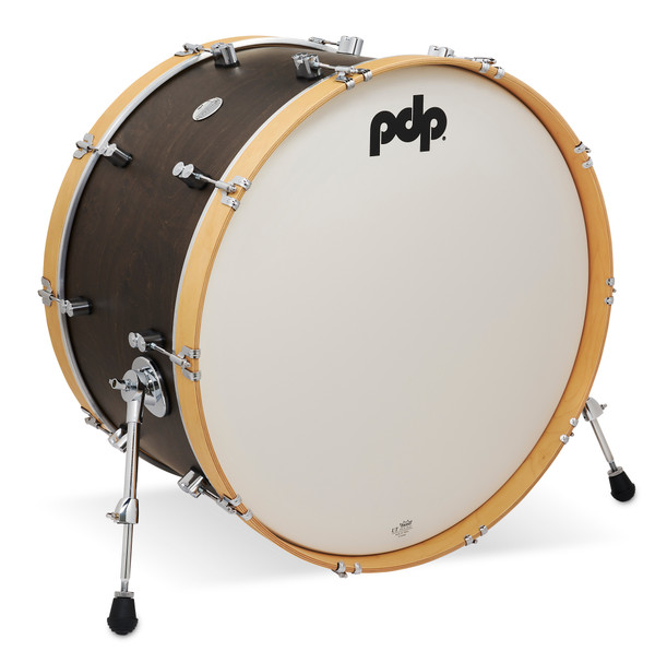 PDP Concept Classic 14X26 Bass Drum - Walnut W/ Natural Hoops