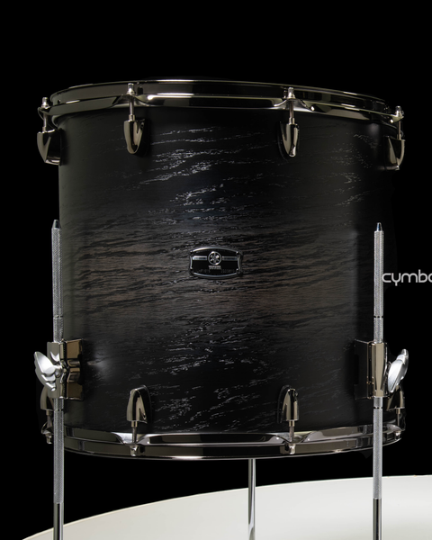 Yamaha Live Custom Hybrid Oak 14x13 Floor Tom - Uzu Charcoal Sunburst LHF-1413UCS