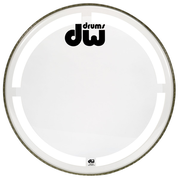DW Coated/Clear Bass Drum Head - 22" (Opened Box) O-DRDHCC22K