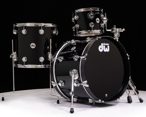 DW Collector's 3pc SSC Maple Kit - Gloss Black (1282161)