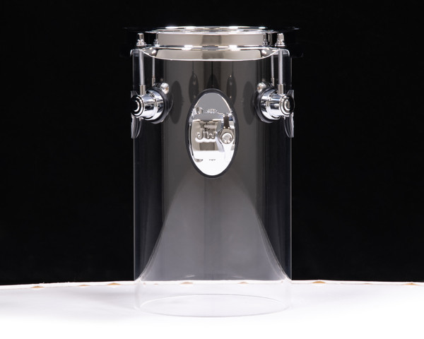 DW Design Series Rata Tom 6x10 w/TB12 - Clear Acrylic