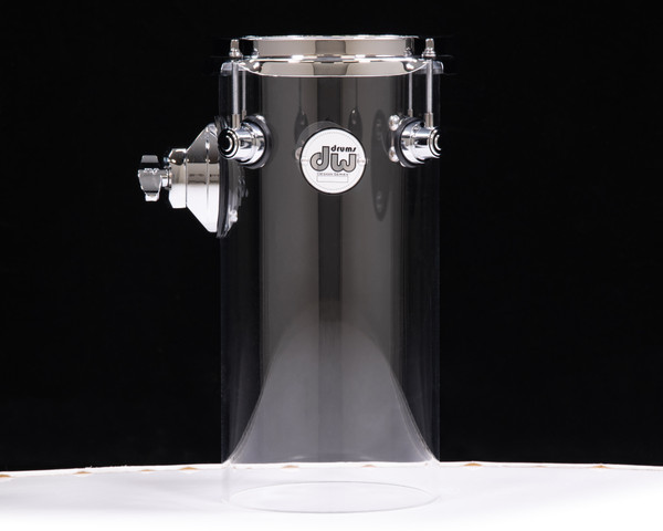 DW Design Rata Tom 6x12 w/TB12 - Clear Acrylic DDAC1206RTCL