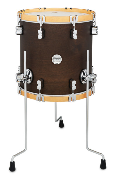 PDP Concept Classic 14x14 Floor Tom - Walnut with Natural Hoops