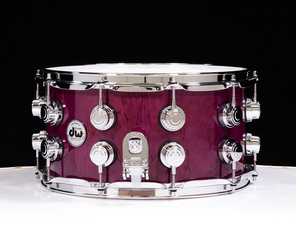 DW Collector's 7x14 Birch Snare - Candy Lavender over Kurillian Birch