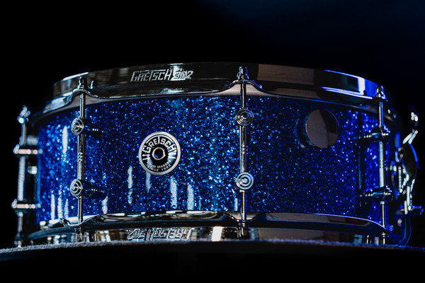 Gretsch Mike Johnston Limited Brooklyn Standard Snare 5.5x14 - Blue Glass