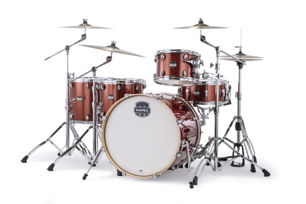 Mapex Mars Birch 5-Piece Crossover Shell Pack - Blood Orange Sparkle