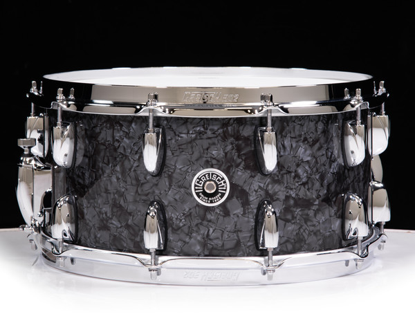 Gretsch Brooklyn 7x14 Snare Drum Double Row Lugs - Black Marine