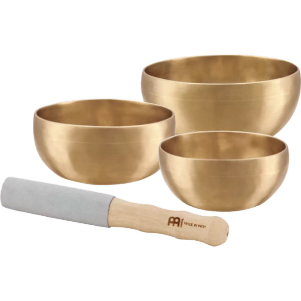 Meinl 3 pc. 400/500/600G Universal Series Singing Bowl Set w/ Mallet (SB-U-1500)