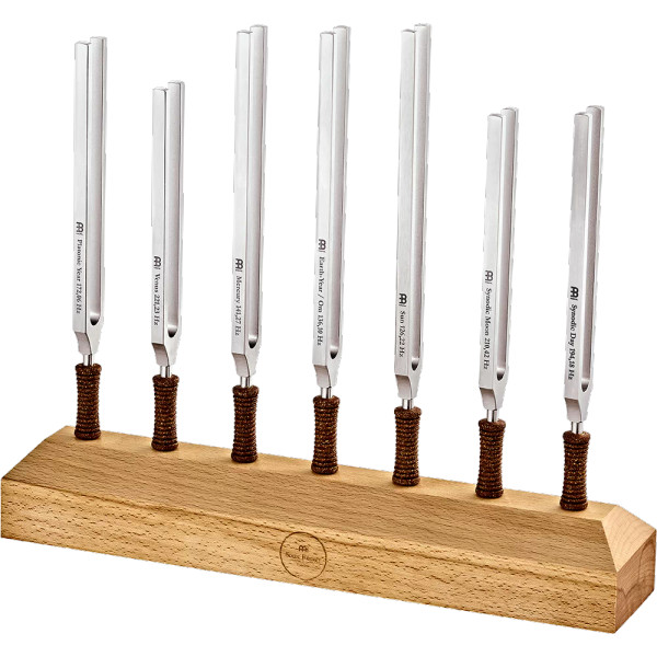 Meinl Sonic Energy Therapy Tuning Fork Holder Chakra Set (TTF-SET-CHA-7)