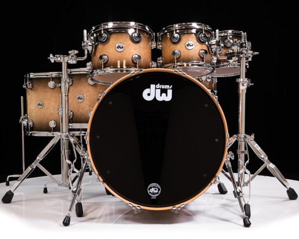DW Collector's 7pc Cherry Purple Core - Candy Black Burst Over Birdseye Maple