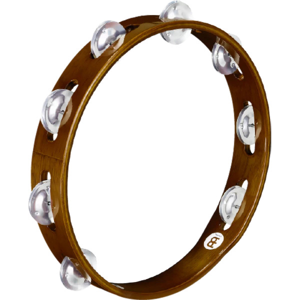 Meinl 10" Traditional Wood Aluminum Jingles Tambourine (TA1A-AB)