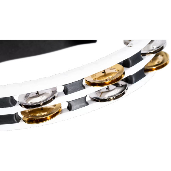 Meinl Hand Held Molded ABS Mixed jingles Tambourine - White