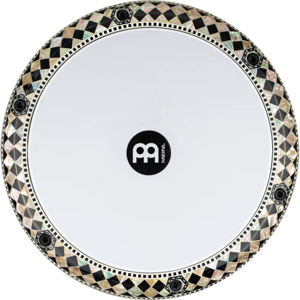 Meinl 8 3/4" Artisan White Burl Mosaic Royale Doumbek (AEED1)