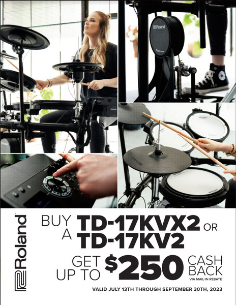 Roland V-Drums TD-17KV2-S Electronic Drum Set