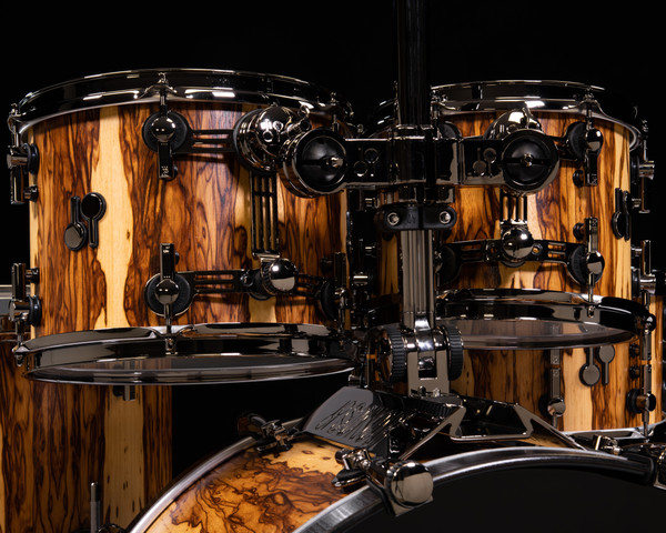 Sonor SQ2 5pc Medium Beech Kit - African Marble w/Black Chrome HW