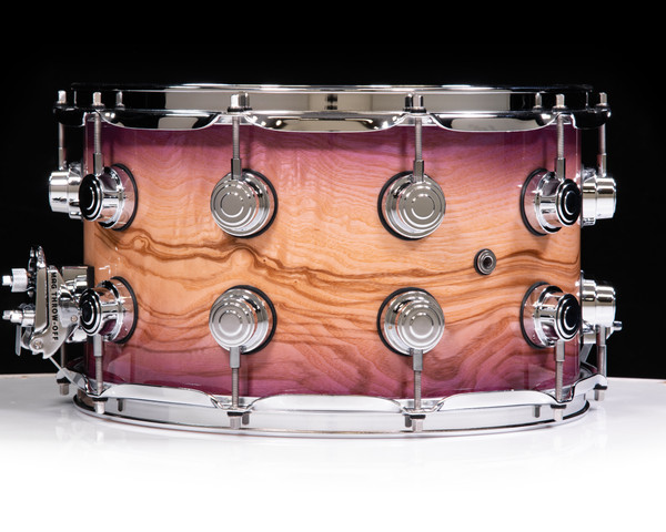 DW Collector's 8x14 SSC Maple Snare - Transparent Violet Burst