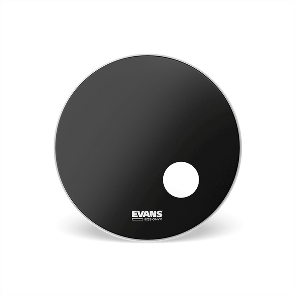 Evans EQ3 Onyx Resonant Bass Drum Head - 22" (BD22RONX )