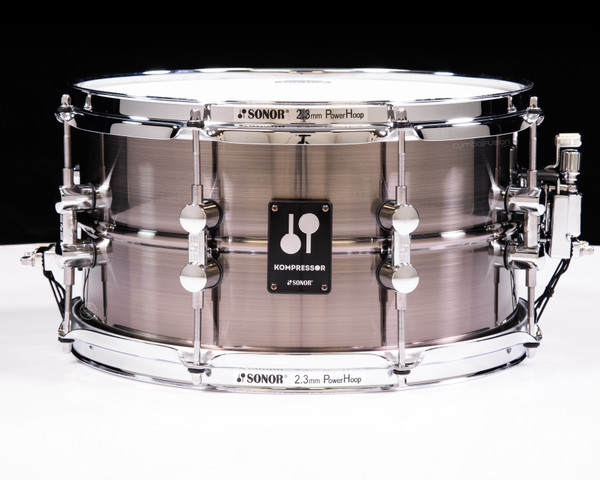 Sonor Kompressor Brass Snare Drum 13 x 7