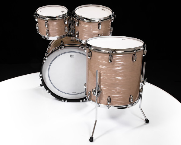 Gretsch Brooklyn 4pc Kit - Creme Oyster, w/Double Tom Mount