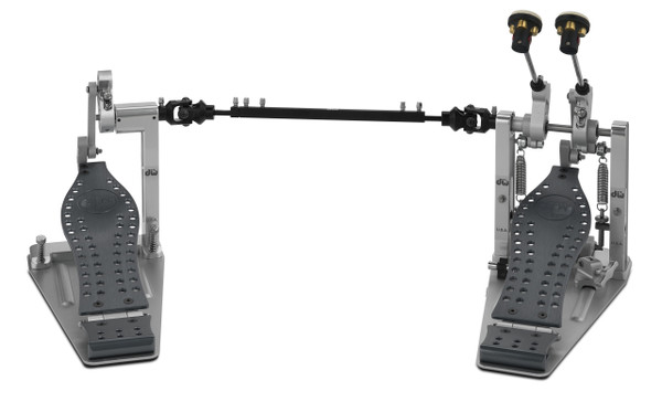 DW USA Machined Direct Drive Double Pedal - Gray - Opened Box