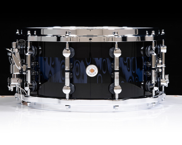 Sonor SQ2 Medium Maple 14x7 Snare - Violet Tribal Stripes
