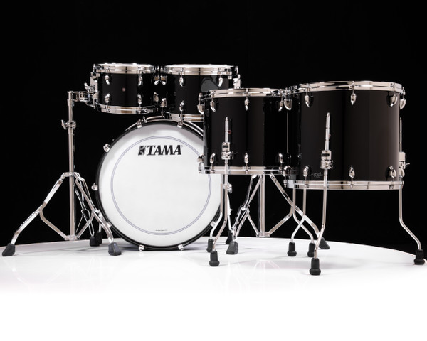 Tama Star Walnut 5pc Piano Black Shell Pack 10/12/14/16/22