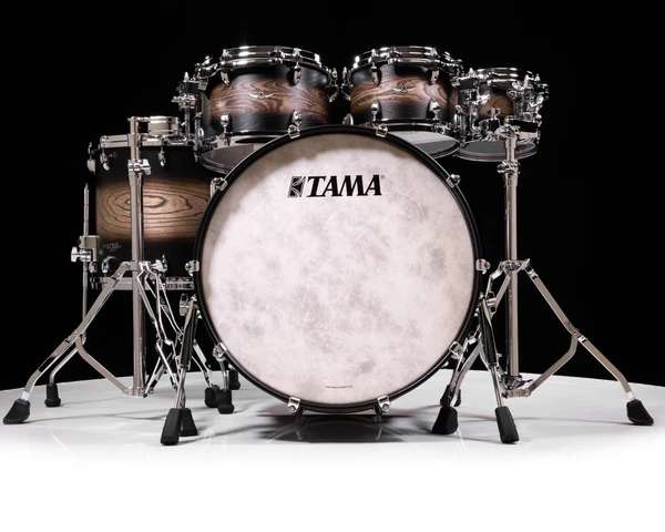 Tama Star Walnut 5pc Satin Black Japanese Sen Burst