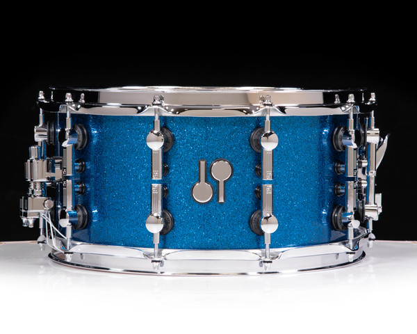 Sonor SQ2 14"x7" Medium Beech Snare - Blue Sparkle