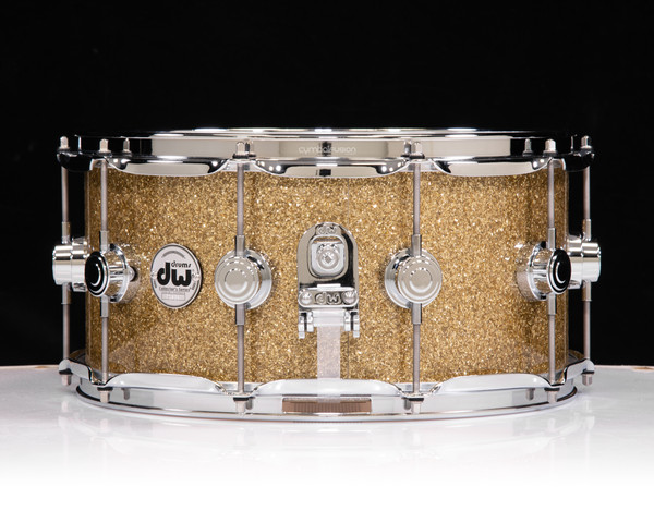 DW Collector's Series Snare 6.5x14 SSC Maple - Gold Glass - Chrome Hardware