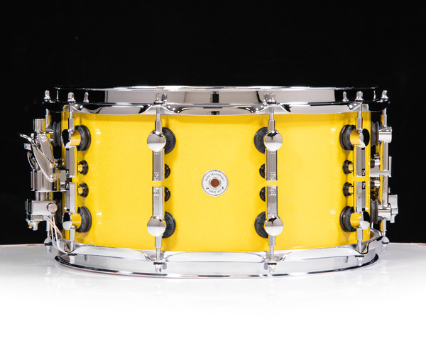 Sonor SQ2 14"x7" Medium Beech Snare - Yellow Sparkle