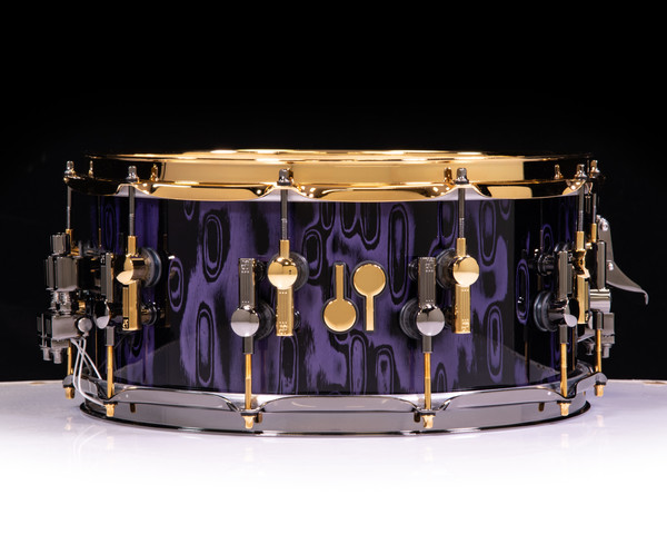 Sonor SQ2 14"x7" Heavy Beech Snare - Violet Tribal