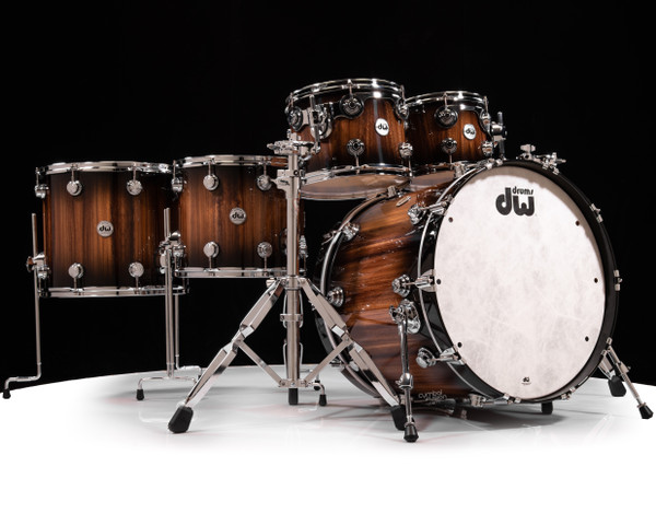 DW Collector's 5pc Maple SSC Kit - Candy Black Burst over Monkey Pod (1298669)