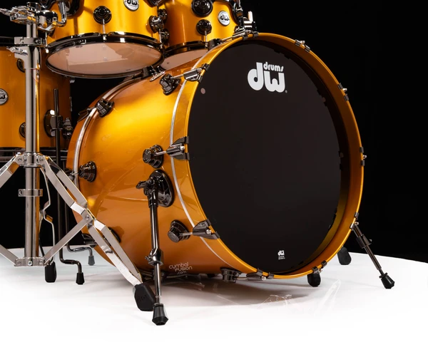 DW Collector's 5pc SSC Maple Kit - Vegas Gold Metallic 10/12/14/16/22