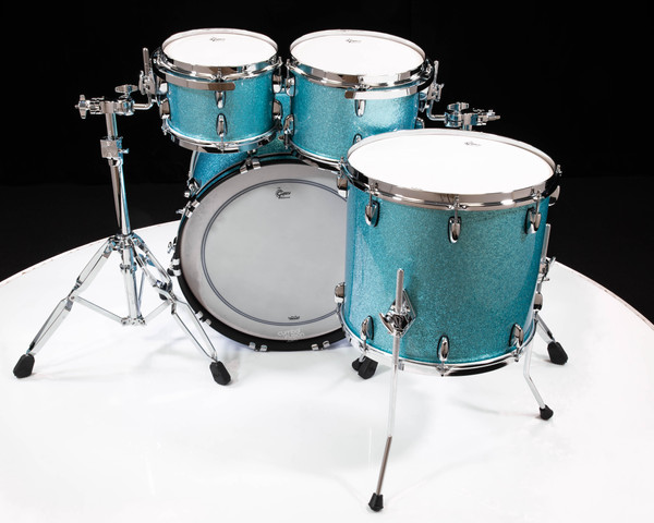 Gretsch Brooklyn Series 4pc Shell Pack w/ 22" Bass  - Turquoise Sparkle