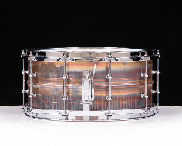 Ludwig LB552RT 6.5 x14 Raw Bronze Phonic Snare Drum w/ Tube Lugs