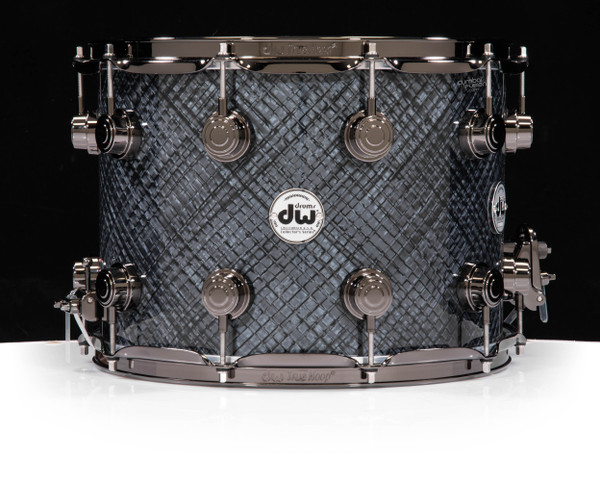 DW Collector's 10x14 Maple SSC Snare - Grey Crystal (DRX11014SSN091)